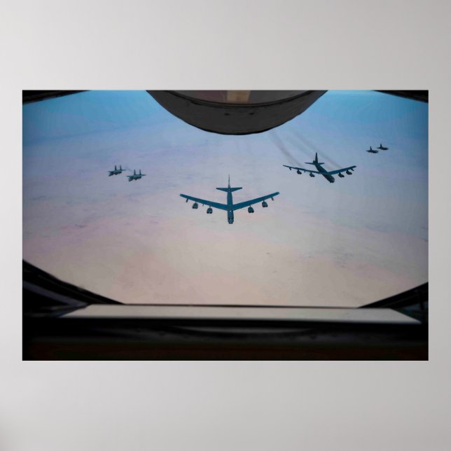 B-52 Stratofortress Refueling Poster (Front)