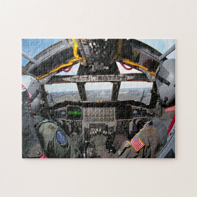 B-52H STRATOFORTRESS COCKPIT (11x14 INCH) Jigsaw Puzzle (Horizontal)