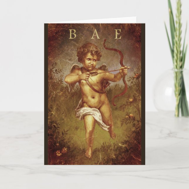 B A E Cupid Valentines card (Front)