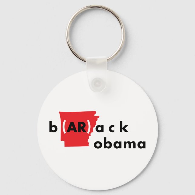 b(AR)ack obama Keychain (Front)