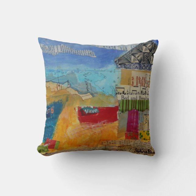 B&B by the Sea 2013 Throw Pillow (Front)