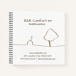 B&B Comfort Inn GUEST Notebook