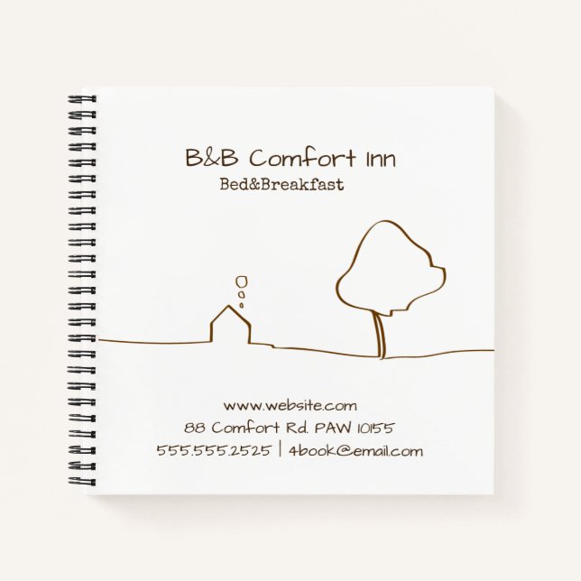 B&B Comfort Inn GUEST Notebook (Front)
