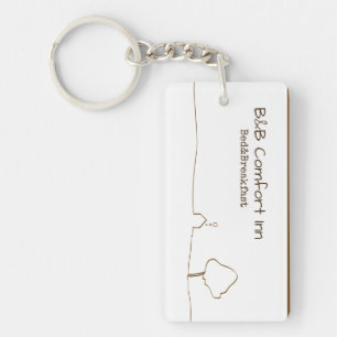 B&B Comfort Inn Keychain