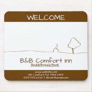 B&B Comfort Inn welcome Mouse Pad