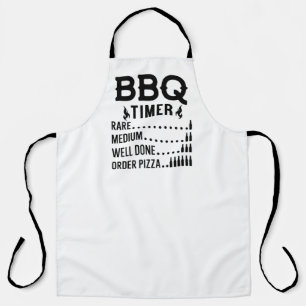 B B Q Timer Apron