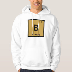 B - Bandura Music Chemistry Periodic Table Symbol Hoodie