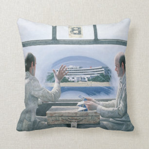 B Block 1978 Throw Pillow