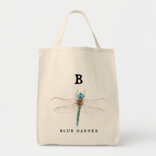 "B" Blue Darner  Tote Bag