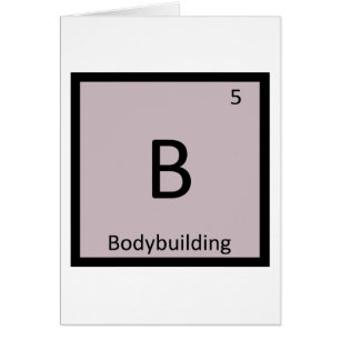 B - Bodybuilding Sports Chemistry Periodic Table