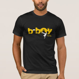 b-boy for life (white, yellow) T-Shirt