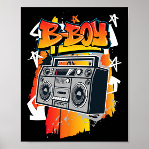 B-boy Hip-hop Break Dancing Poster