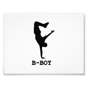 B Boy Photo Print