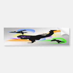 B-boying Bumper Sticker