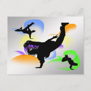B-boying Postcard