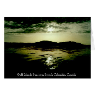 B.C. Islands Sunset