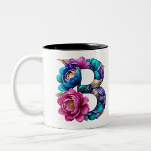 B Café Mug - Design floral pour le don