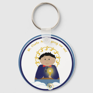 B. Carlo Acutis Medal Keychain