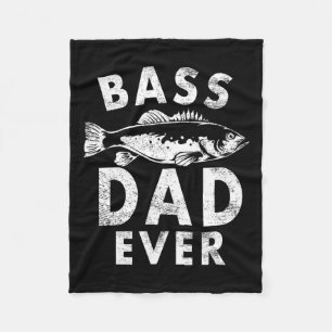 B Dad Ever Fishing Gifts Dad Father's Day Fleece Blanket
