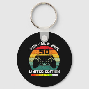 B-day Retro Gamer Levels Up Update 50 Limited Edit Keychain