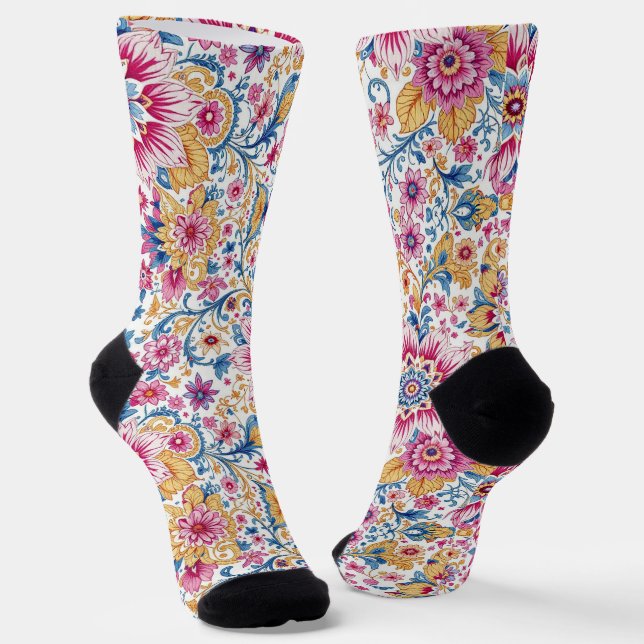 B&E Socks Bold and Elaborate Design 001937 (Angled)