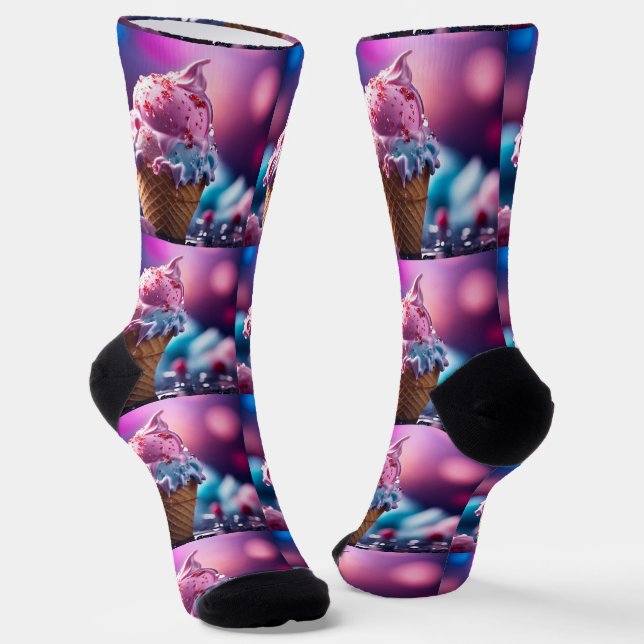 B&E Socks Bold and Elaborate Design 002266 (Angled)