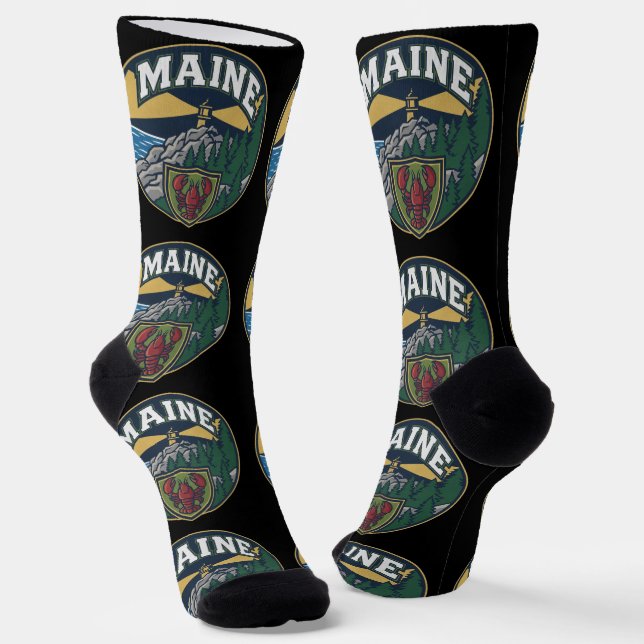 B&E Socks Bold and Elaborate Design 002276 (Angled)