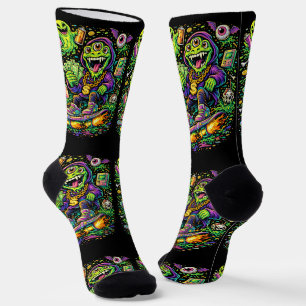 B&E Socks Bold and Elaborate Design 002281