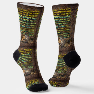 B&E Socks Bold and Elaborate Design 00304