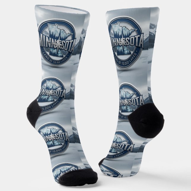 B&E Socks Bold and Elaborate Design 00385 (Angled)