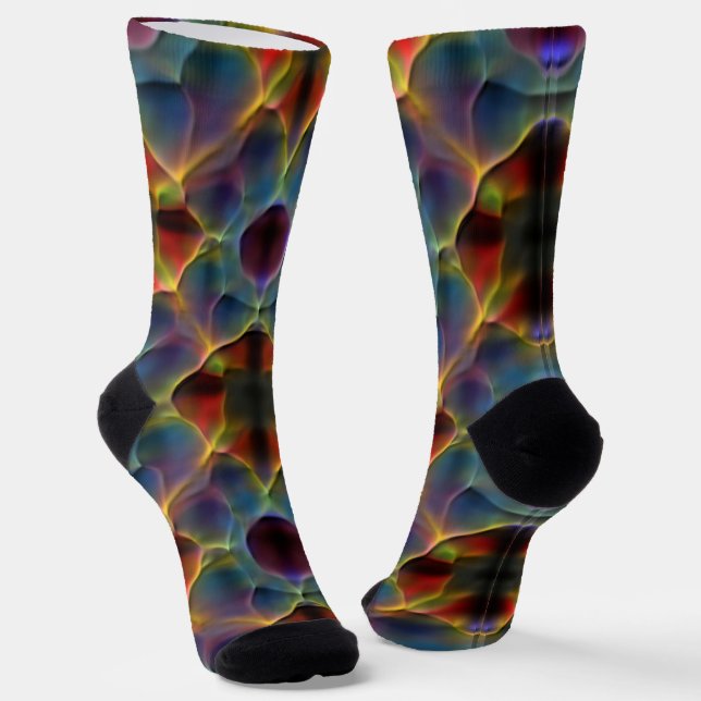 B&E Socks Bold & Elaborate Design 001822 (Angled)