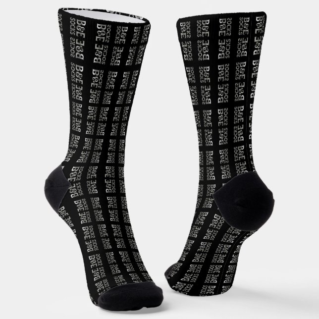 B&E Socks Bold & Elaborate Design 0048157 (Angled)