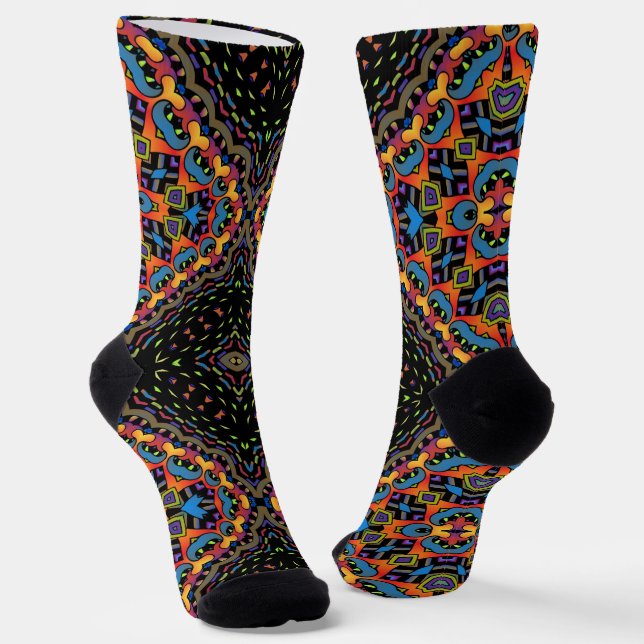 B&E Socks Bold & Elaborate Design 0048189 (Angled)