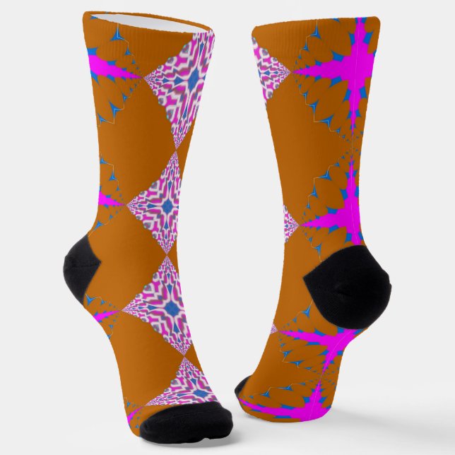 B&E Socks Bold & Elaborate Design 0048204 (Angled)