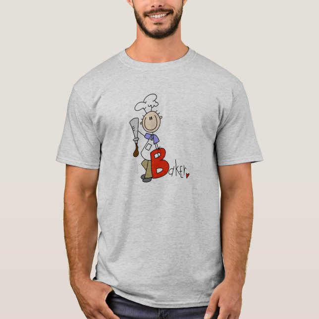 B est pour des T-shirts et des cadeaux de Baker (Devant)