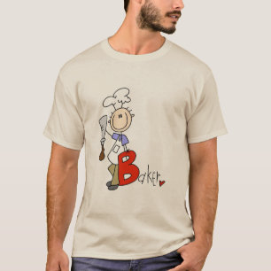 B est pour des T-shirts et des cadeaux de Baker