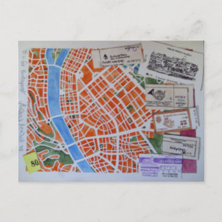 B est pour la carte postale Budapest
