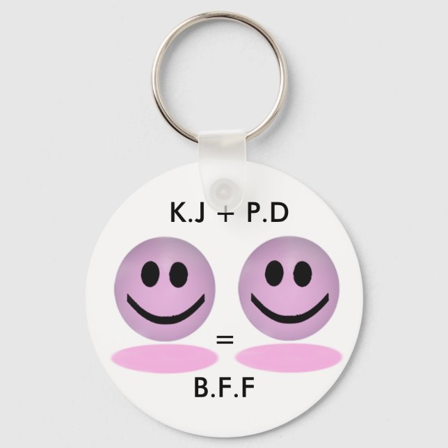 B.F.F Custom Keychain (Front)