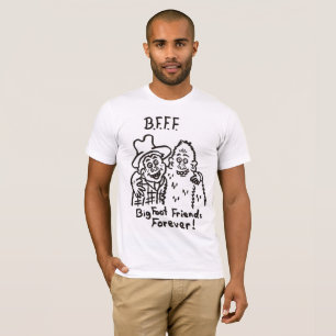 B.F.F.F. Grand de pied d'amis T-shirt pour
