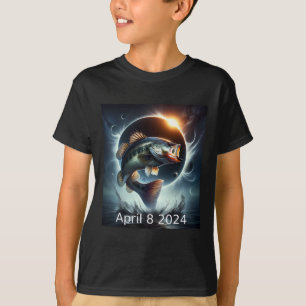B Fish Solar Eclipse April 8 2024 T-Shirt