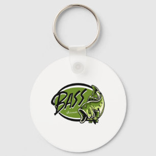 B Fisherman Fishing For B Tee B Whisperer  Keychain