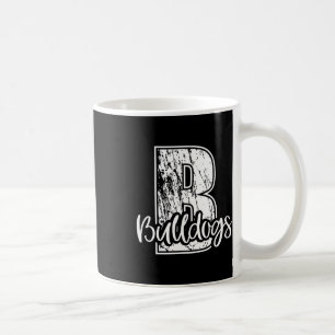 B For Bulldogs School Sports Fan Team Spirit  Coffee Mug