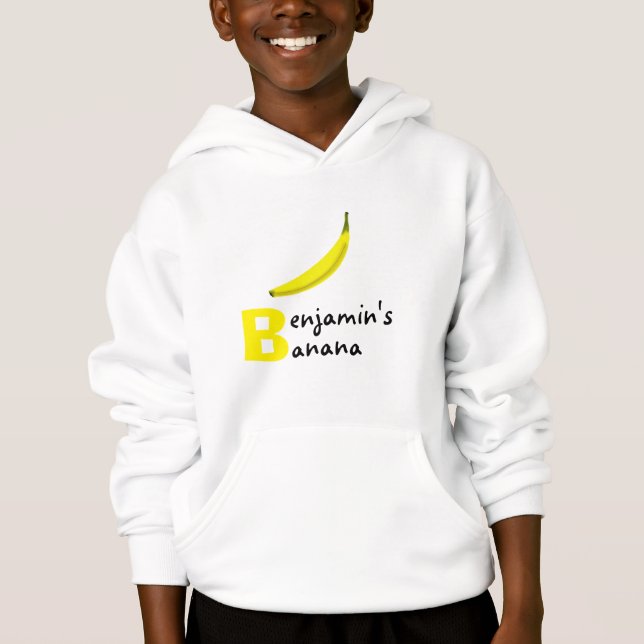 "B" for your first name and banana  (Front)