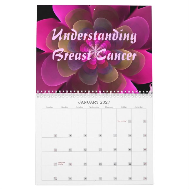 b...forever...aware...understanding breast cancer. calendar (Jan 2027)
