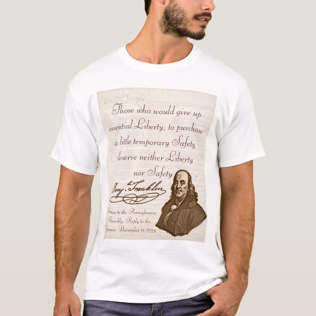 B. Franklin: Liberty & Safety - Kid's T-Shirt #1 (Front)