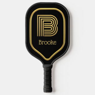 B Gold Initial Pickleball Paddle