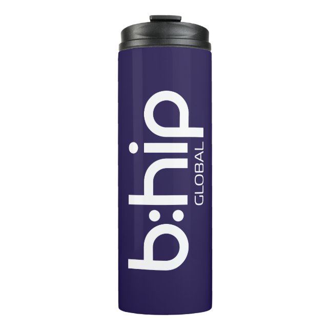 b:hip - blue thermal tumbler (Front)