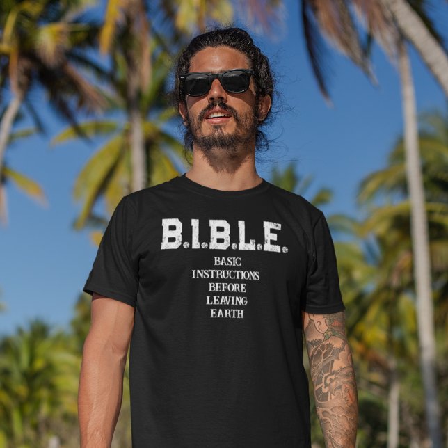 B.I.B.L.E. : Instructions de base T-shirt homme (Créateur téléchargé)