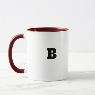 B initial Mug