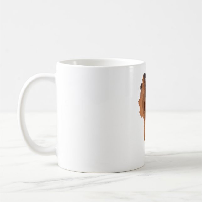 B is for Bactrian Camel Coffee Mug (Left)